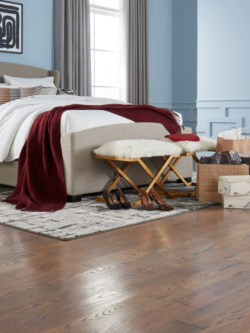 Office hardwood flooring